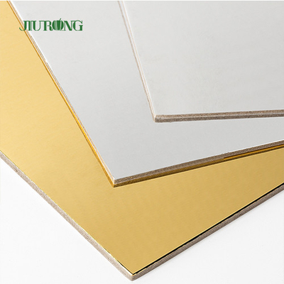 Доски торта квадрата MDF цвет устранимой белых и золота