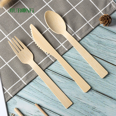 Набор Flatwar Cutleri ложки вилки ножа Biodegradable бамбукового Tableware Dispos деревянный