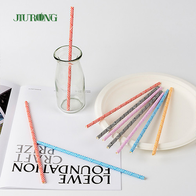 Красочное устранимое Biodegradable качество еды Striped картины выпивая соломы бумаги