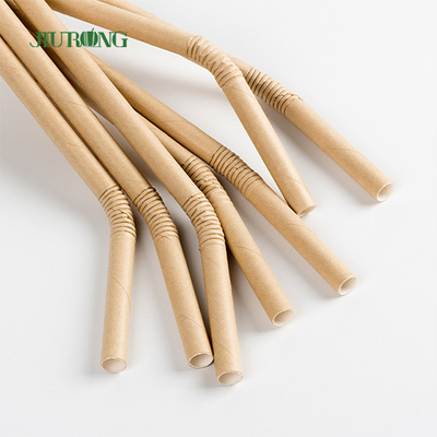 солома длины 135mm Biodegradable бумажная для выпивая напитка