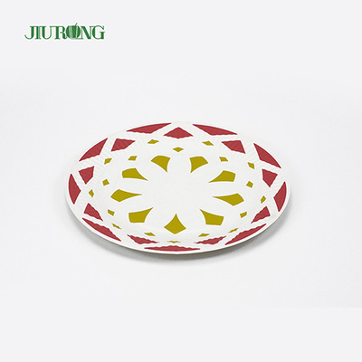 Покрытие Biodegradable бумажных тарелок dia Kraft 9inch 30cm жиронепроницаемое УЛЬТРАФИОЛЕТОВОЕ