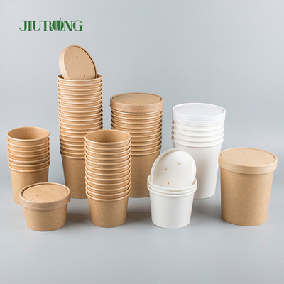 PE бумажного шара супа бумаги Kraft Biodegradable двойное покрыло